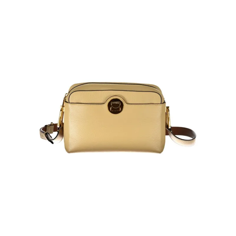 Beige Leather Handbag sold by Louxly