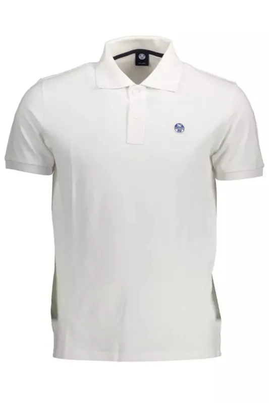 White Cotton Men Polo Shirt sold by Louxly