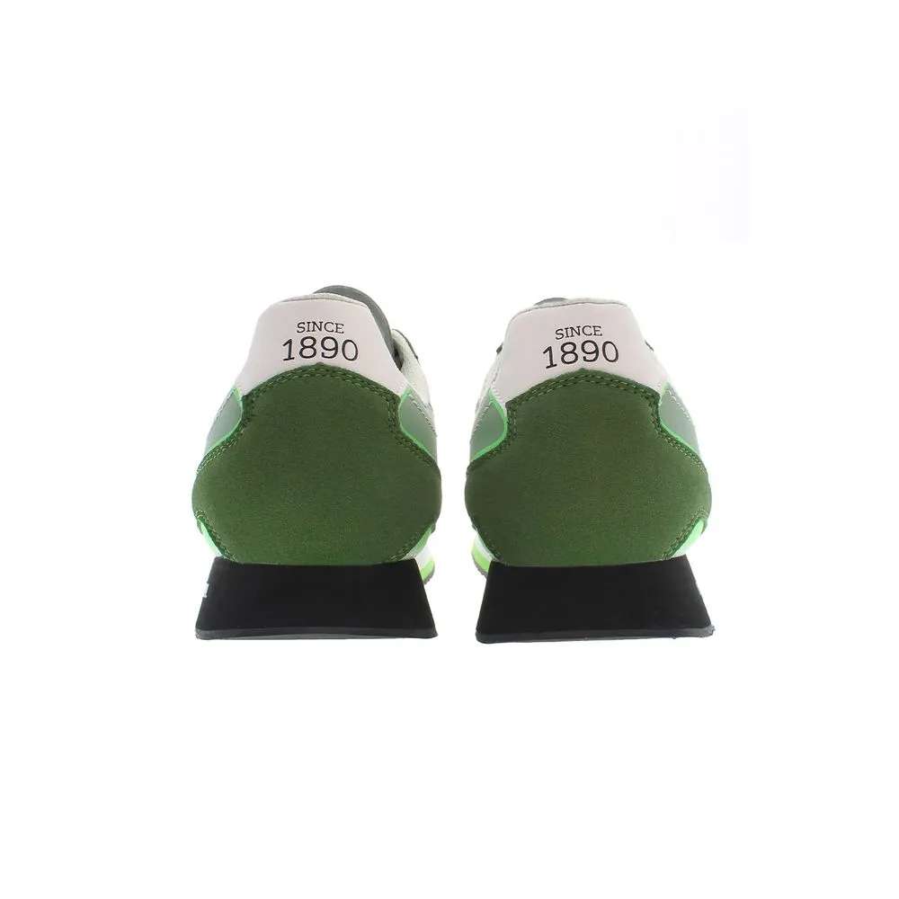 Green Polyester Men Sneaker sold by Louxly product image thumbnail 3