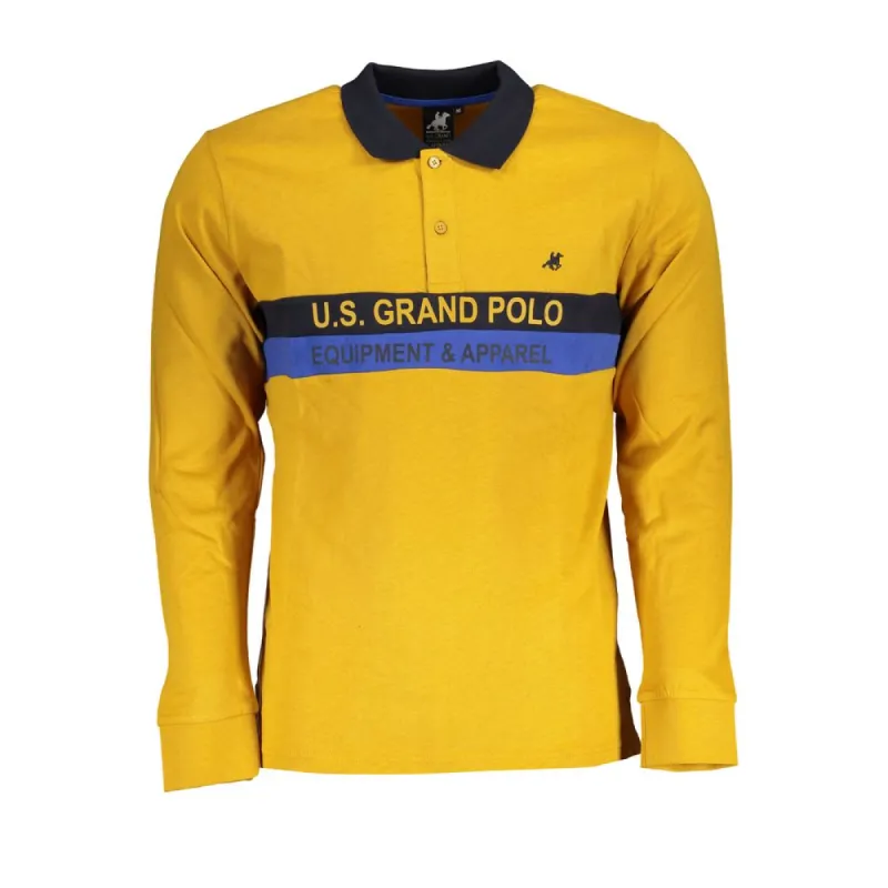 Yellow Cotton Polo Shirt sold by Louxly