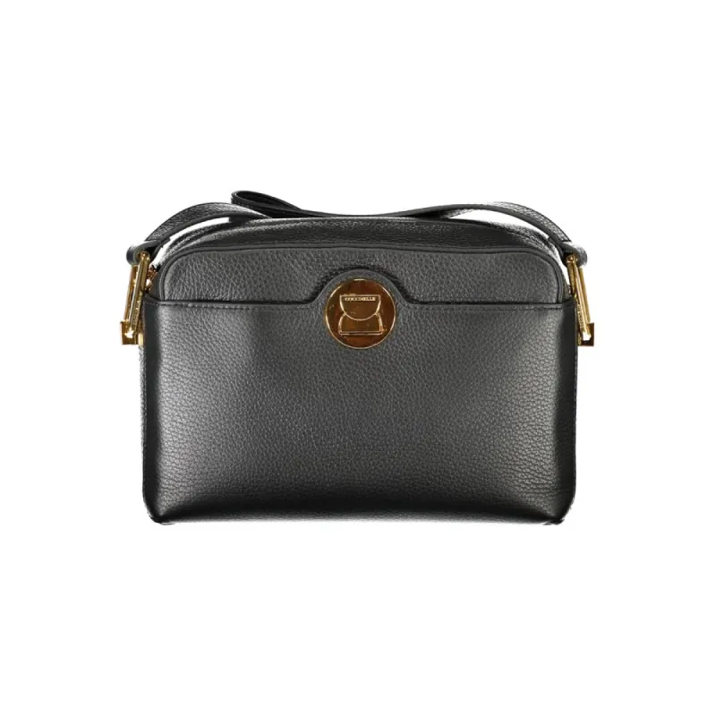 Black Leather Handbag sold by Louxly
