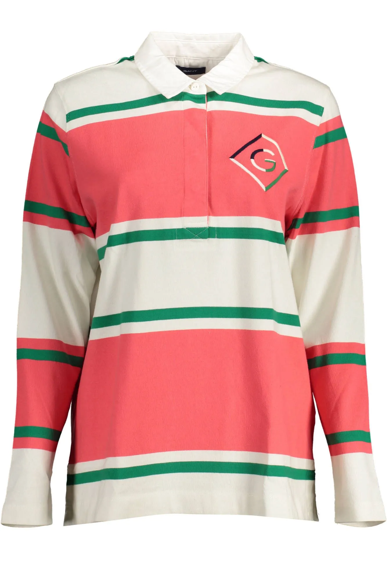 Pink Cotton Women Polo Shirt sold by Louxly