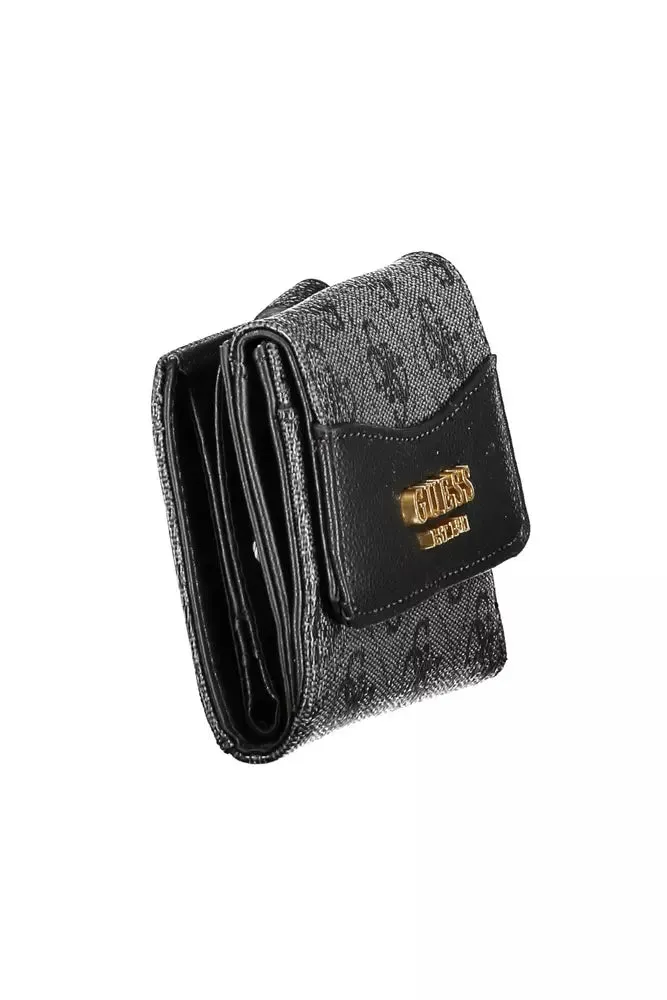 Chic Black Wallet with Contrasting Details sold by Louxly product image thumbnail 3