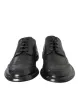 Black Leather Oxford Wingtip Formal Men Shoes sold by Louxly