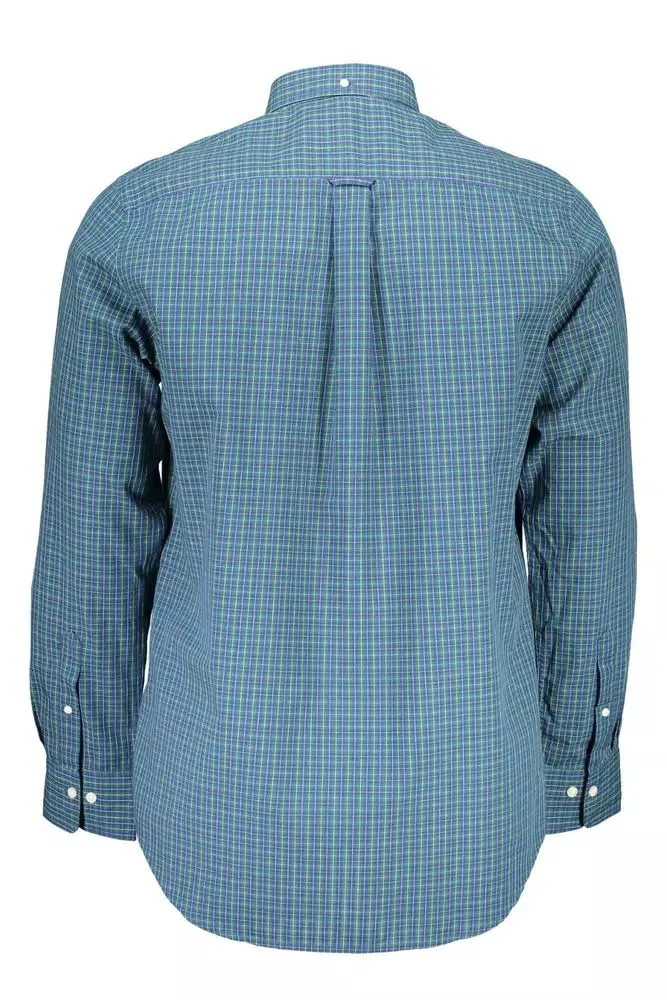 Blue Cotton Men Shirt sold by Louxly product image thumbnail 2