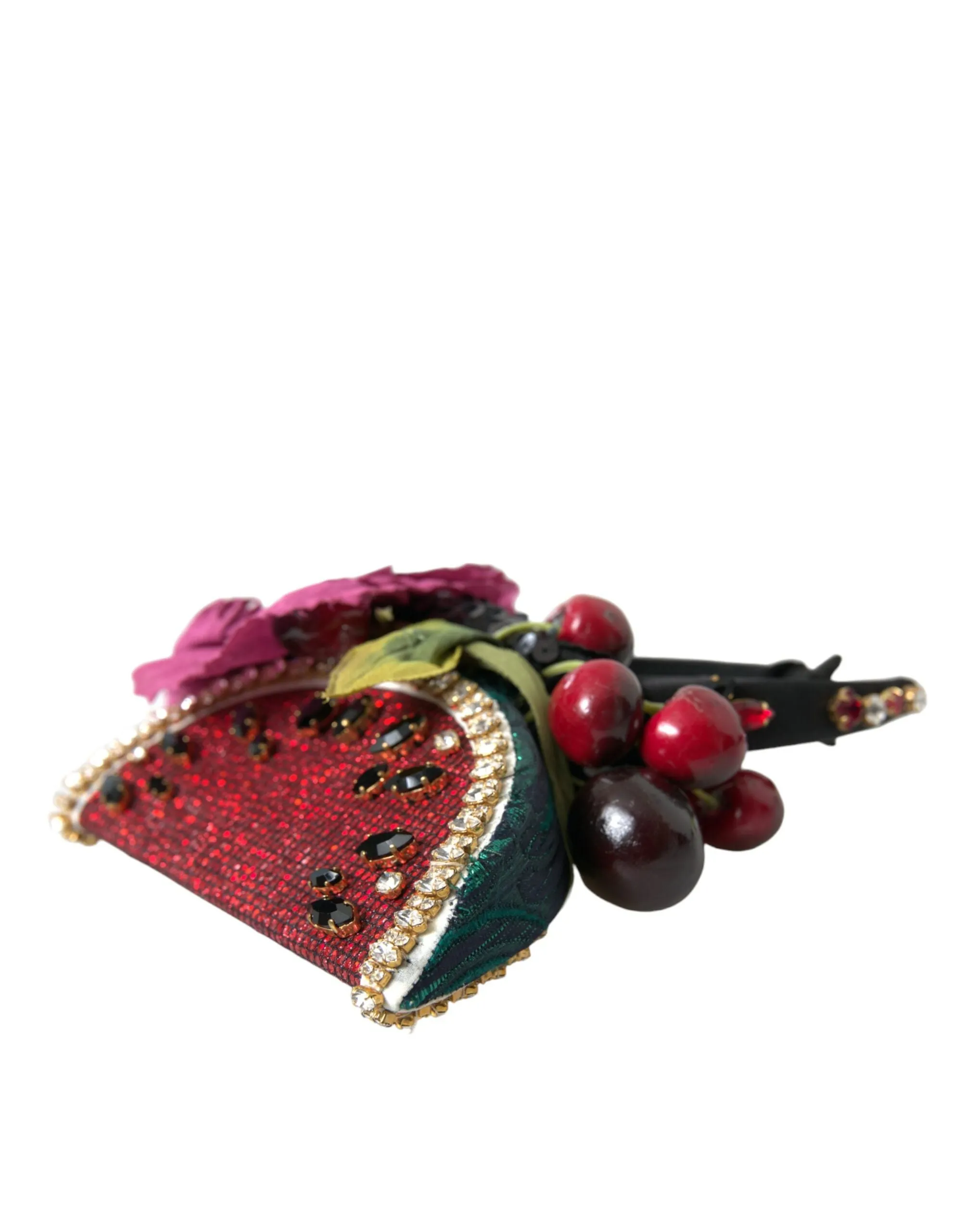 Red Watermelon Cherry Crystal Hairband Statement Diadem sold by Louxly product image thumbnail 2