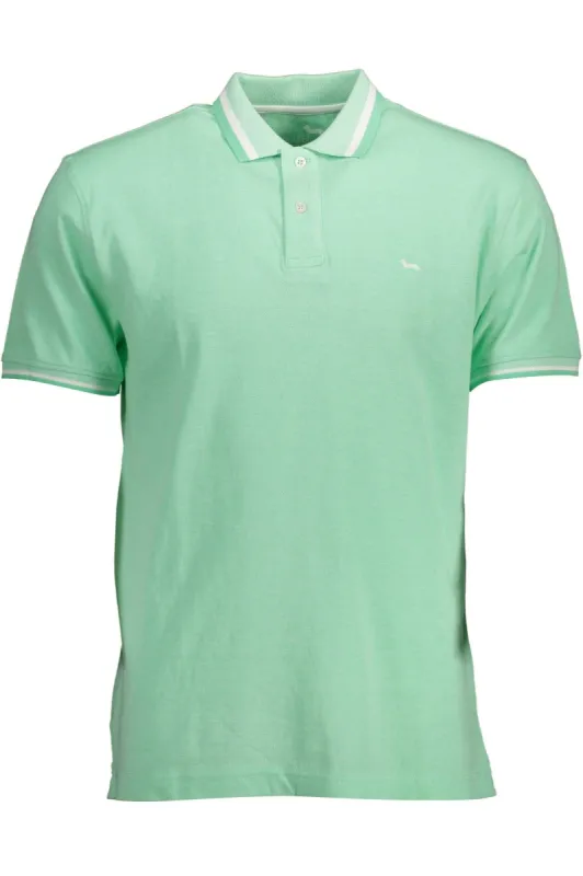 Green Cotton Men Polo Shirt sold by Louxly