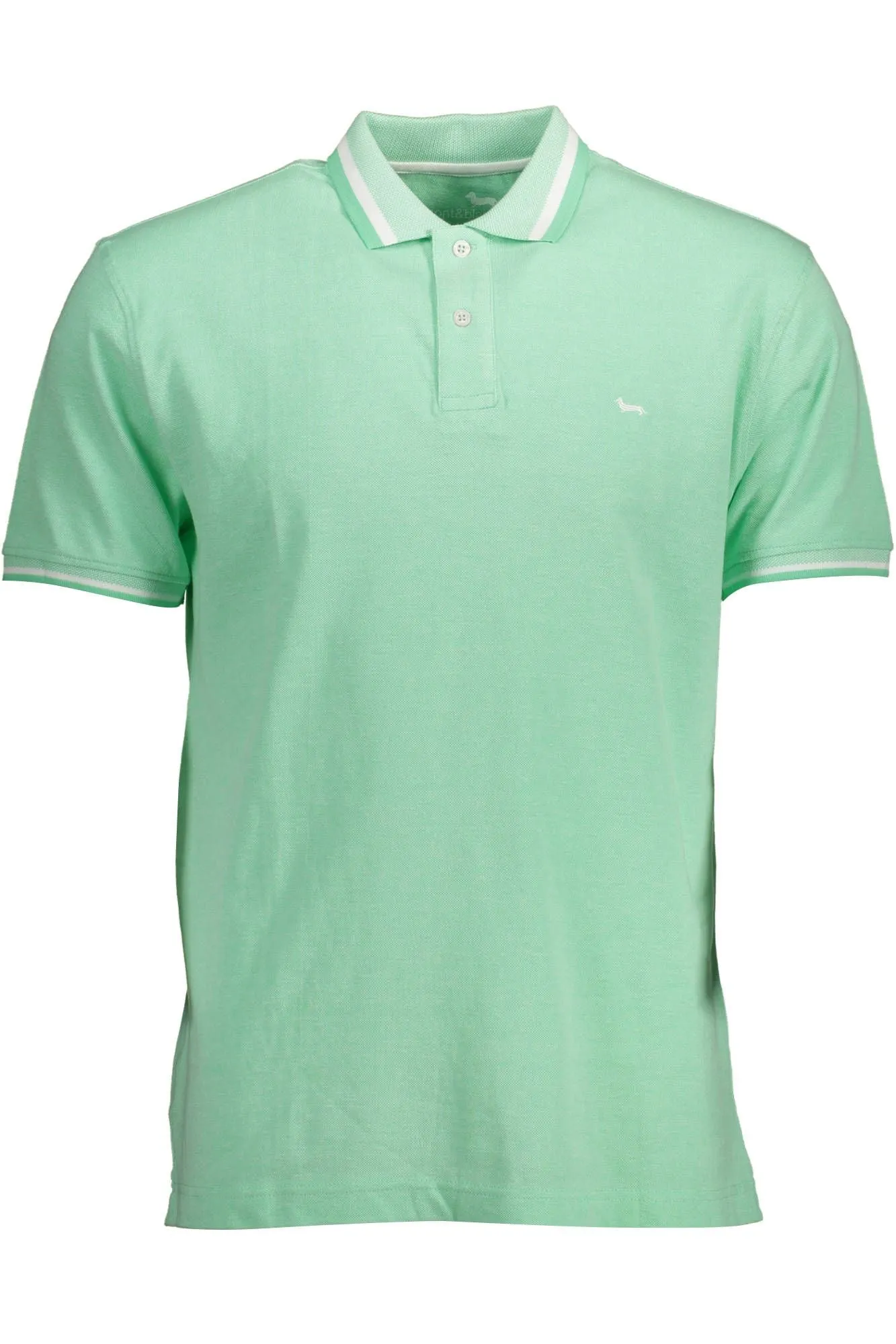 Green Cotton Men Polo Shirt sold by Louxly