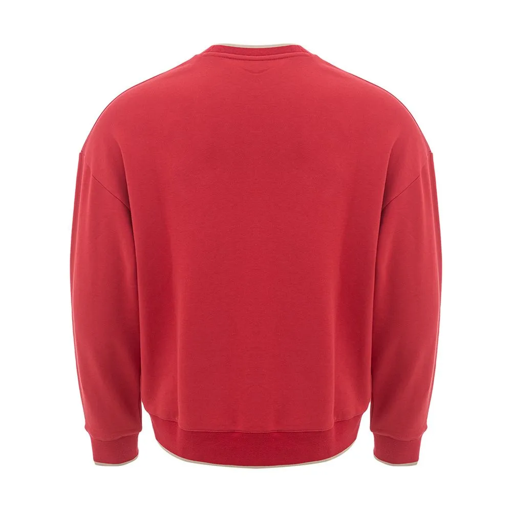 Chic Red Cotton Sweater for Men sold by Louxly product image thumbnail 3