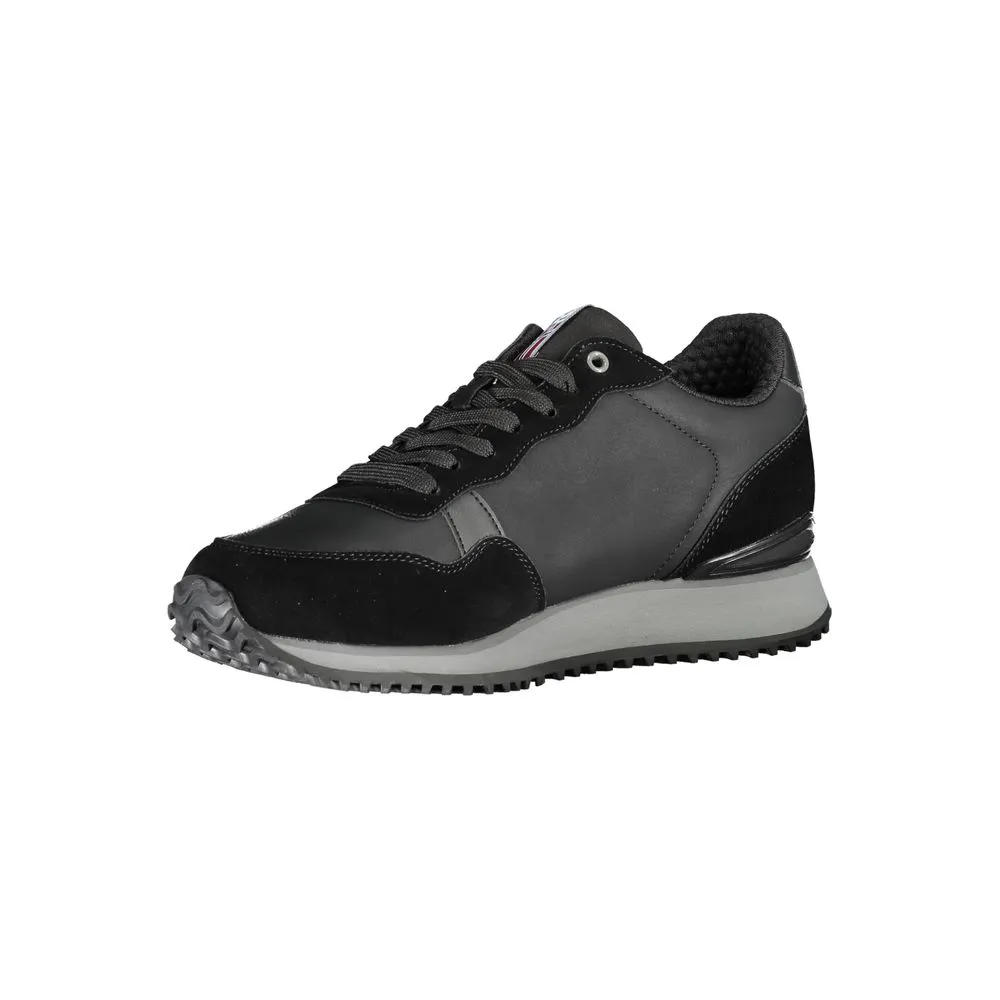 Sleek Black Contrast Lace Sneakers sold by Louxly product image thumbnail 2