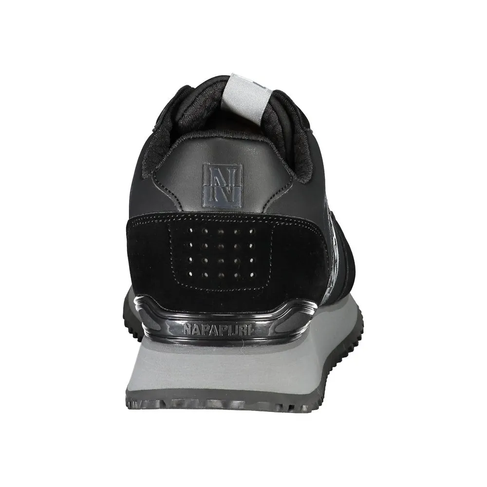 Sleek Black Contrast Lace Sneakers sold by Louxly product image thumbnail 3