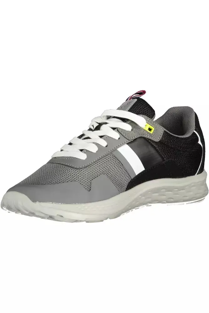 Sophisticated Gray Lace-Up Sports Sneakers sold by Louxly product image thumbnail 3