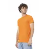 Orange Cotton T-Shirt sold by Louxly