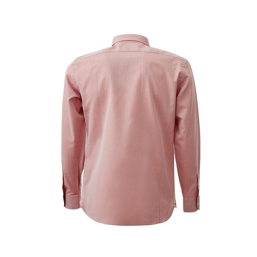 Elegant Pink Cotton Shirt for Men sold by Louxly product image thumbnail 2