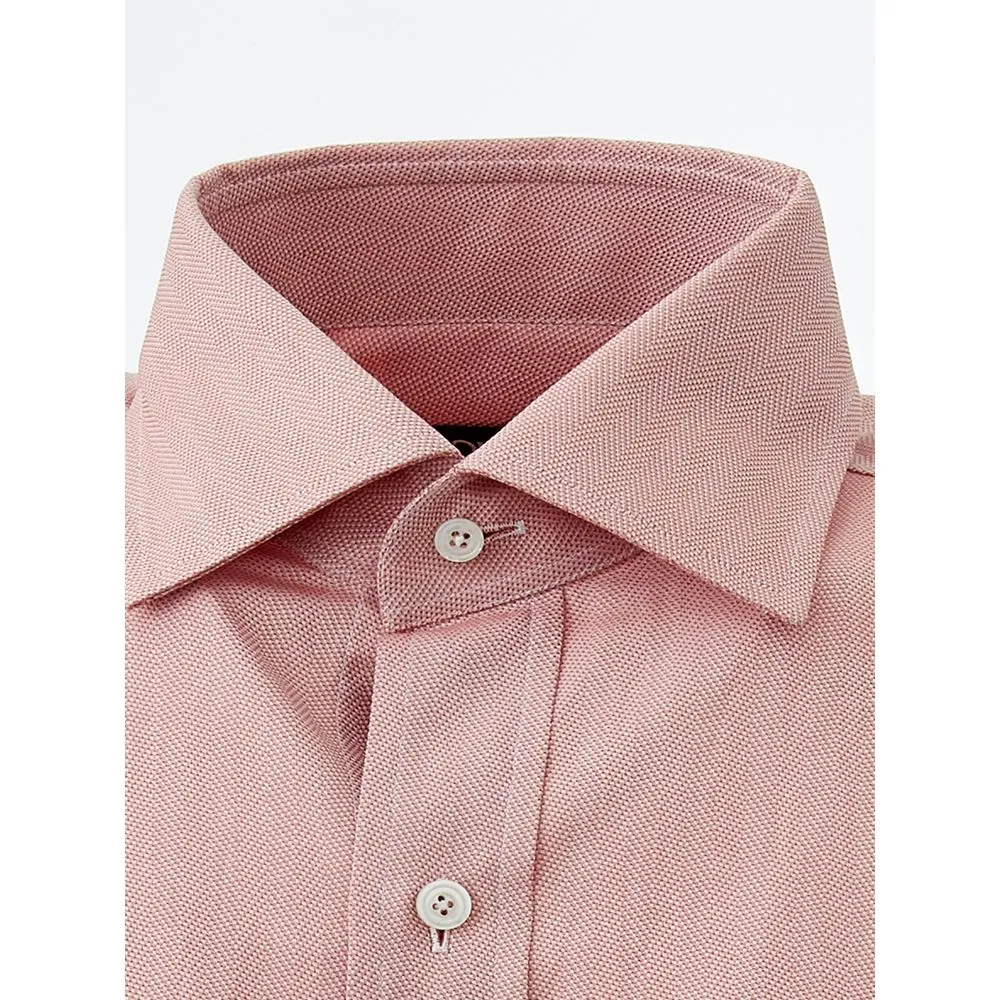 Elegant Pink Cotton Shirt for Men sold by Louxly product image thumbnail 3