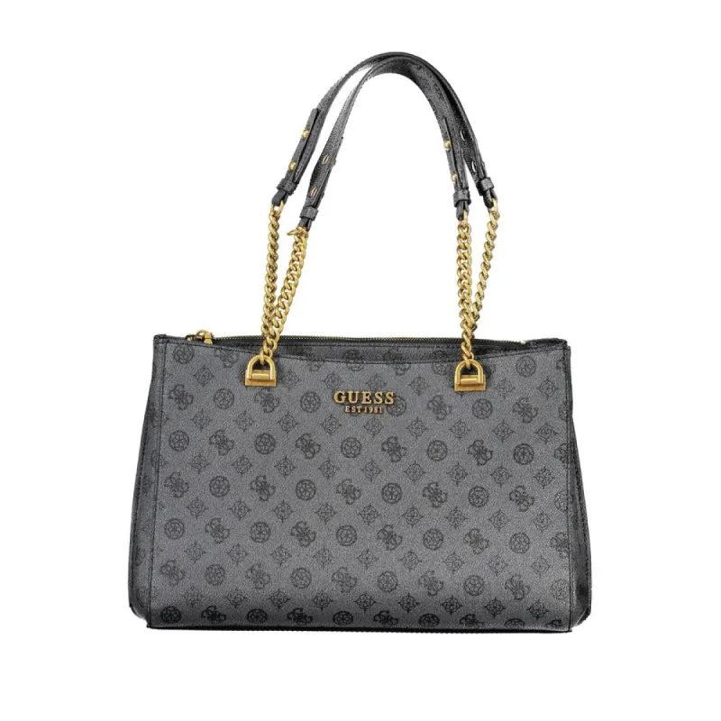 Black Polyethylene Handbag sold by Louxly