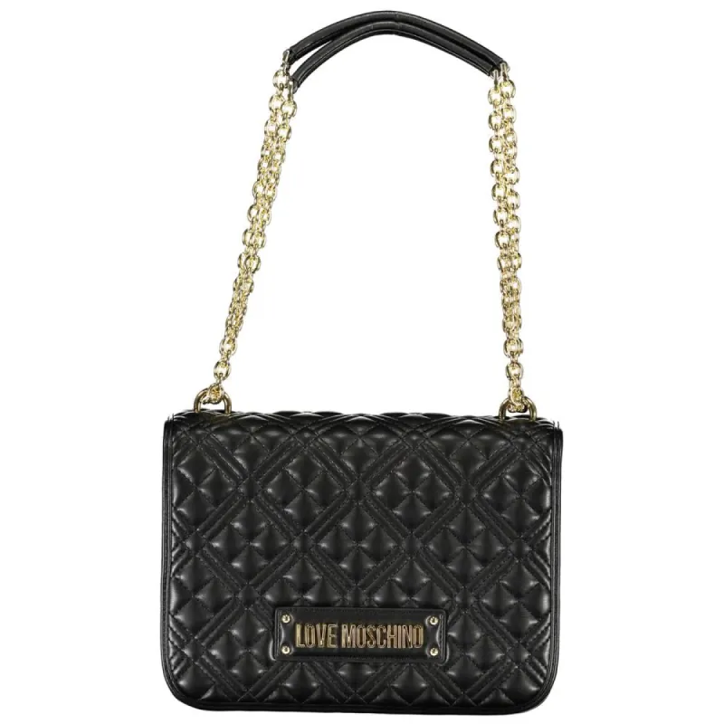 Black Polyethylene Handbag sold by Louxly