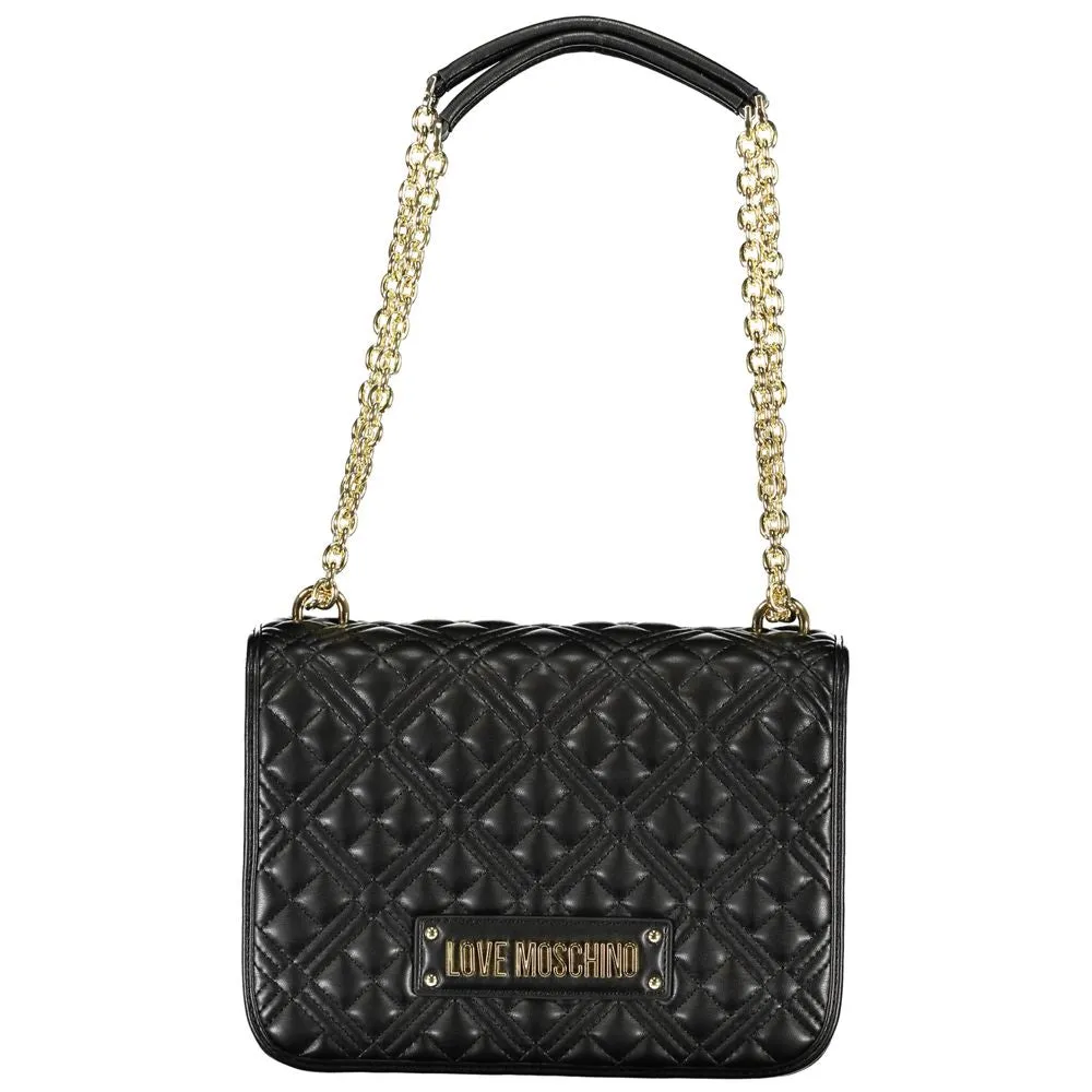 Black Polyethylene Handbag sold by Louxly