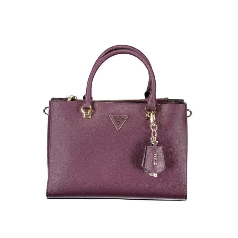 Purple Polyethylene Handbag sold by Louxly