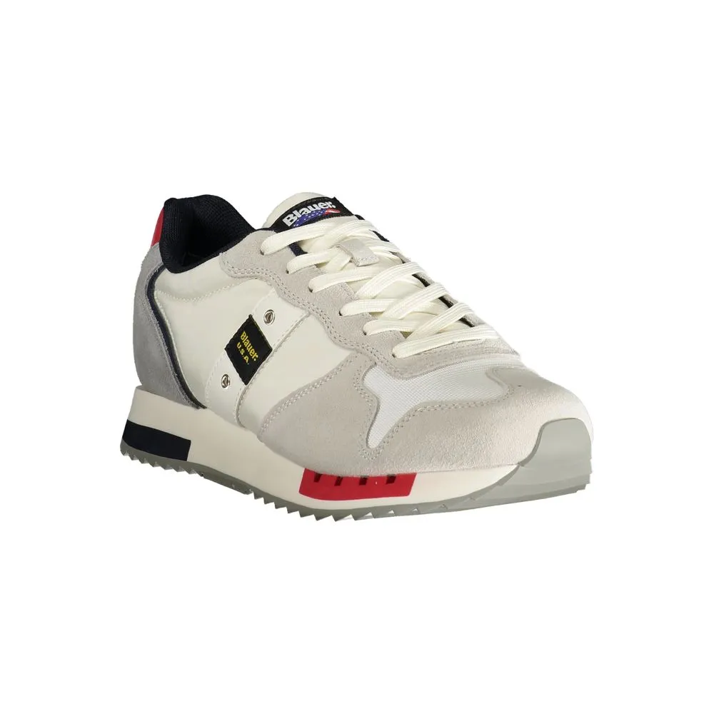 White Polyester Sneaker sold by Louxly product image thumbnail 2