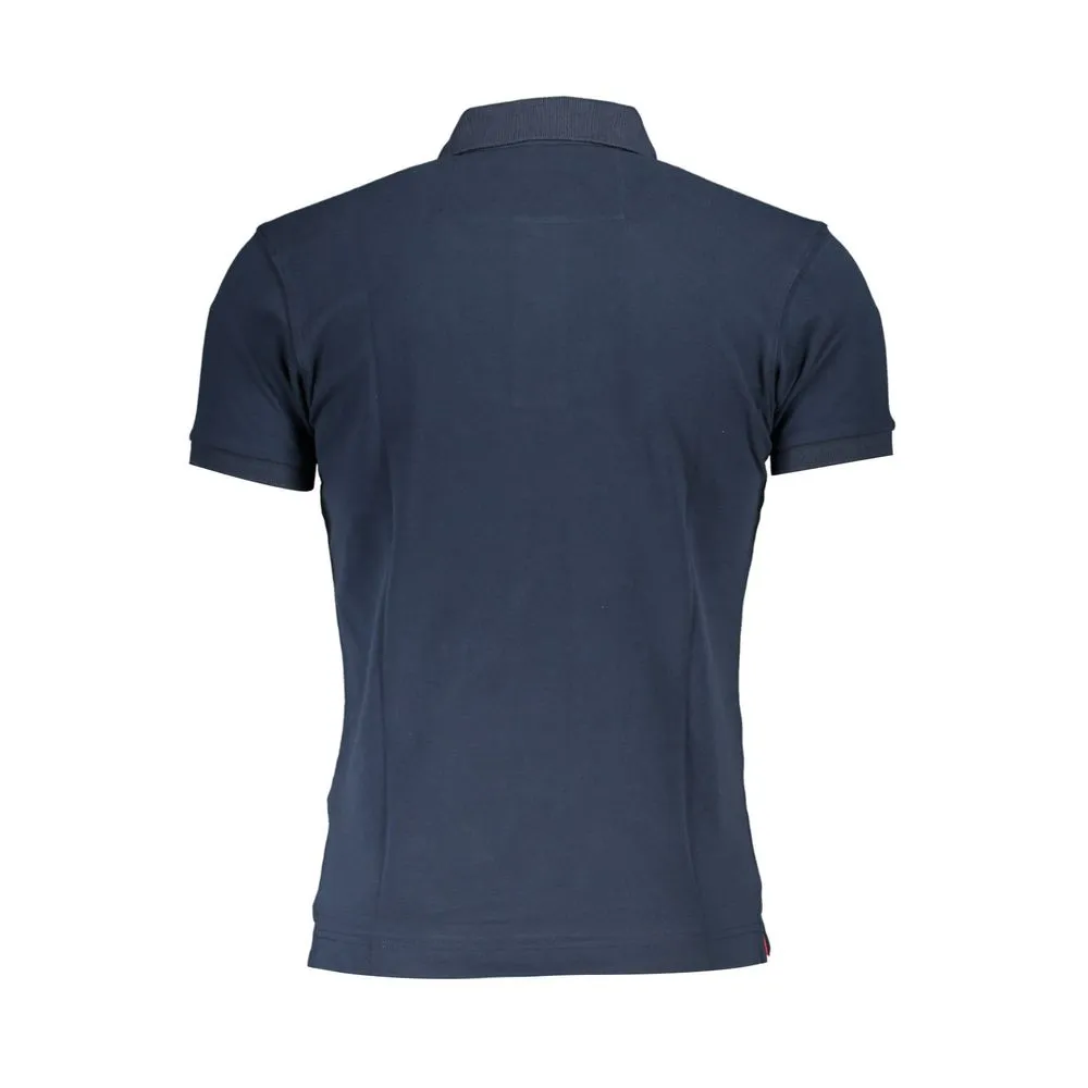Blue Cotton Men Polo Shirt sold by Louxly product image thumbnail 2