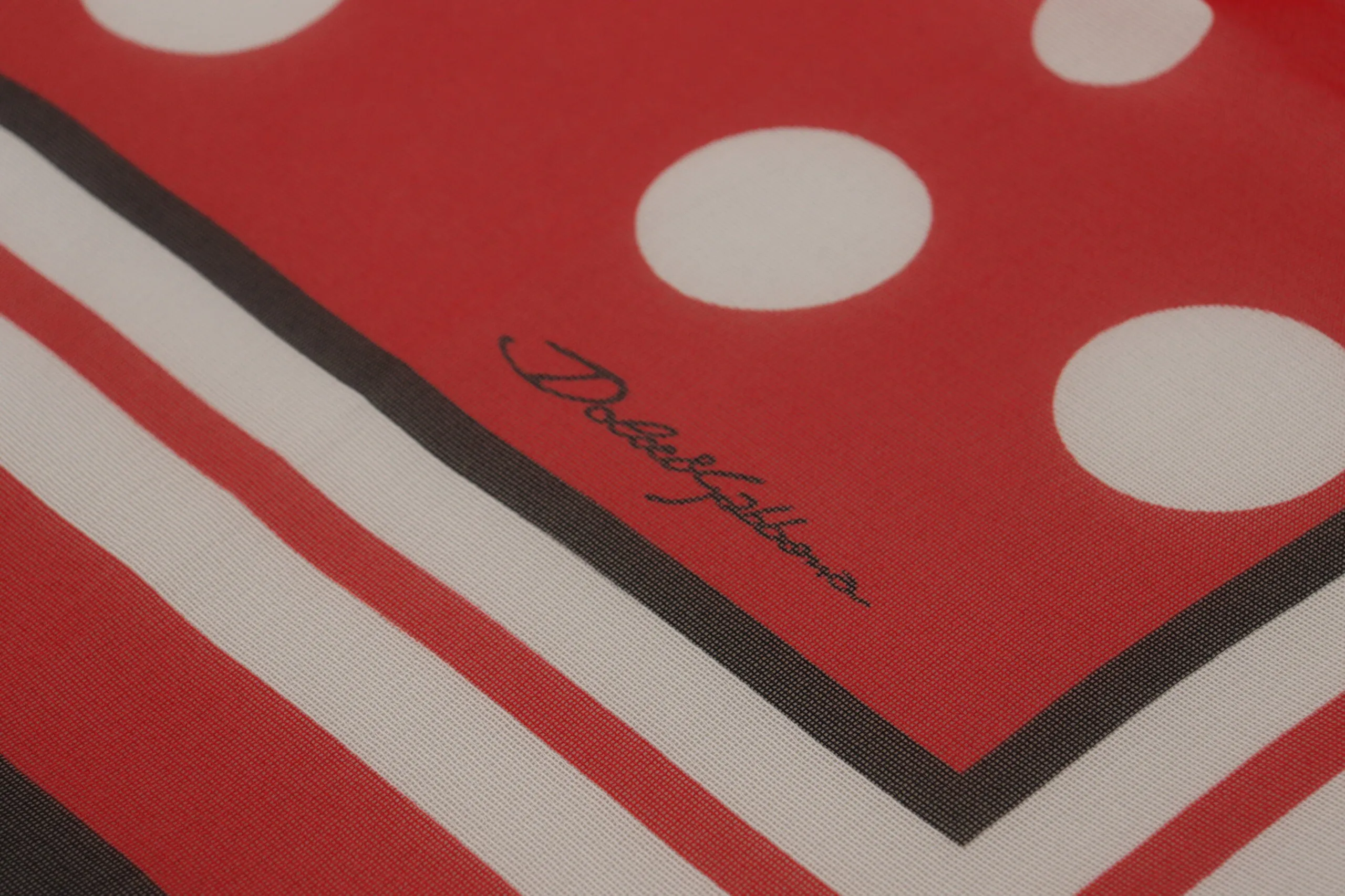 Polka Dots Elegance Silk Shawl Wrap Scarf sold by Louxly product image thumbnail 5