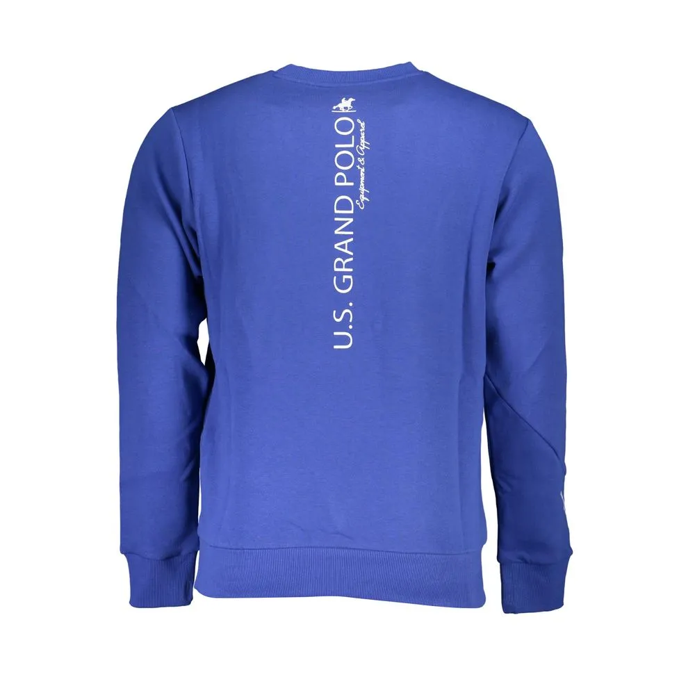 Classic Blue Crew Neck Sweatshirt sold by Louxly product image thumbnail 2