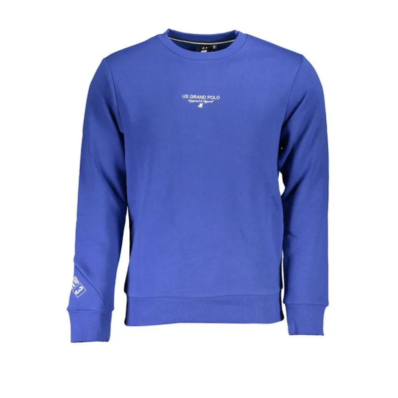 Classic Blue Crew Neck Sweatshirt sold by Louxly