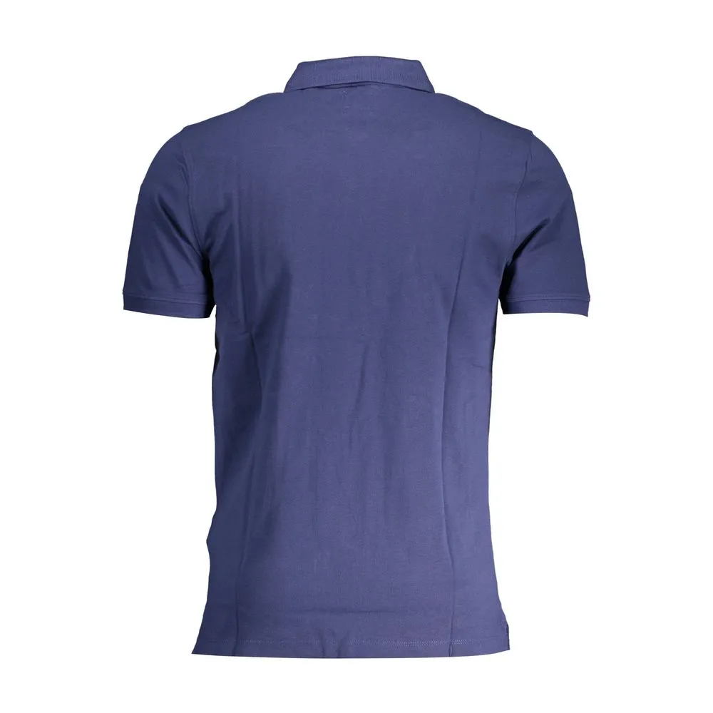 Blue Cotton Men Polo sold by Louxly product image thumbnail 2