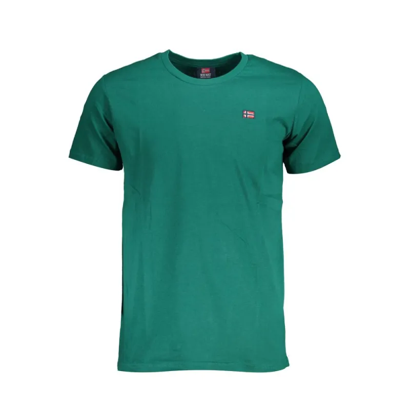 Green Cotton T-Shirt sold by Louxly