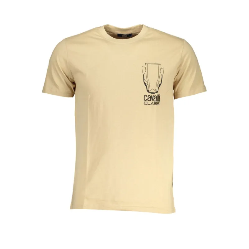 Beige Cotton T-Shirt sold by Louxly