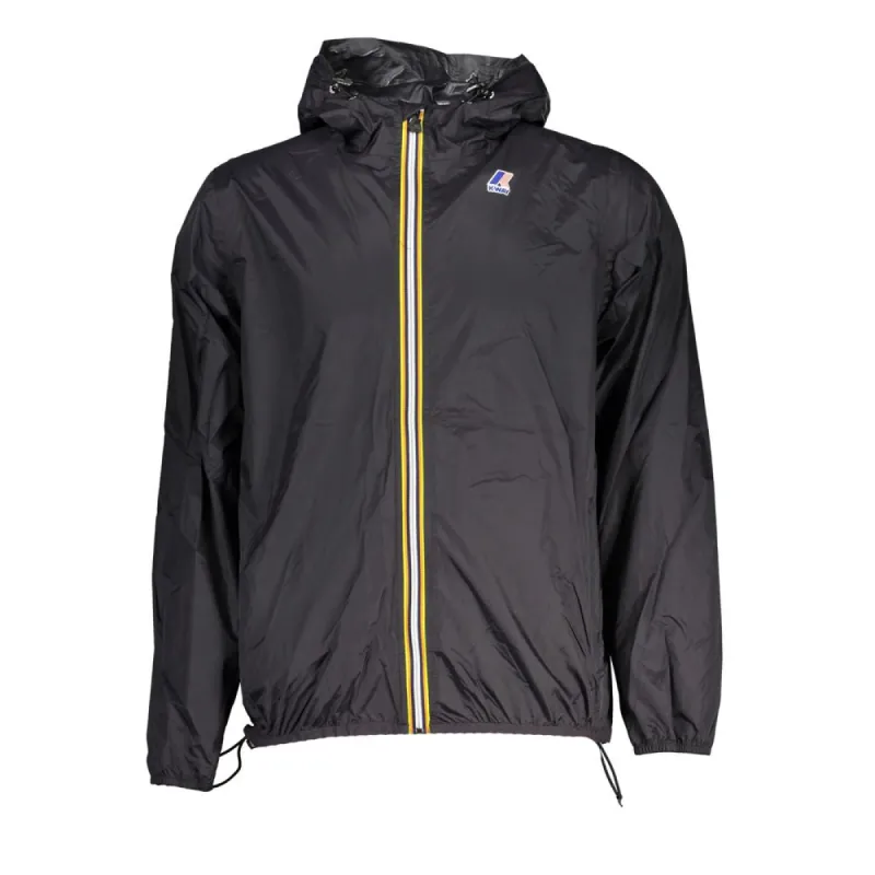 Black Polyamide Jacket sold by Louxly