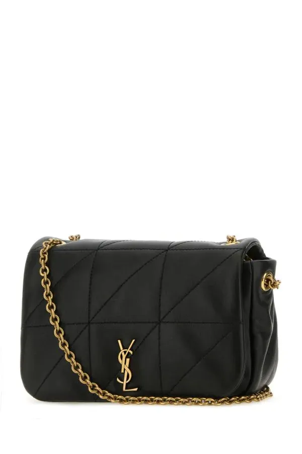 Black Nappa Leather Mini Jamie Shoulder bag sold by Louxly product image thumbnail 2