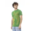 Green Cotton Men T-Shirt sold by Louxly