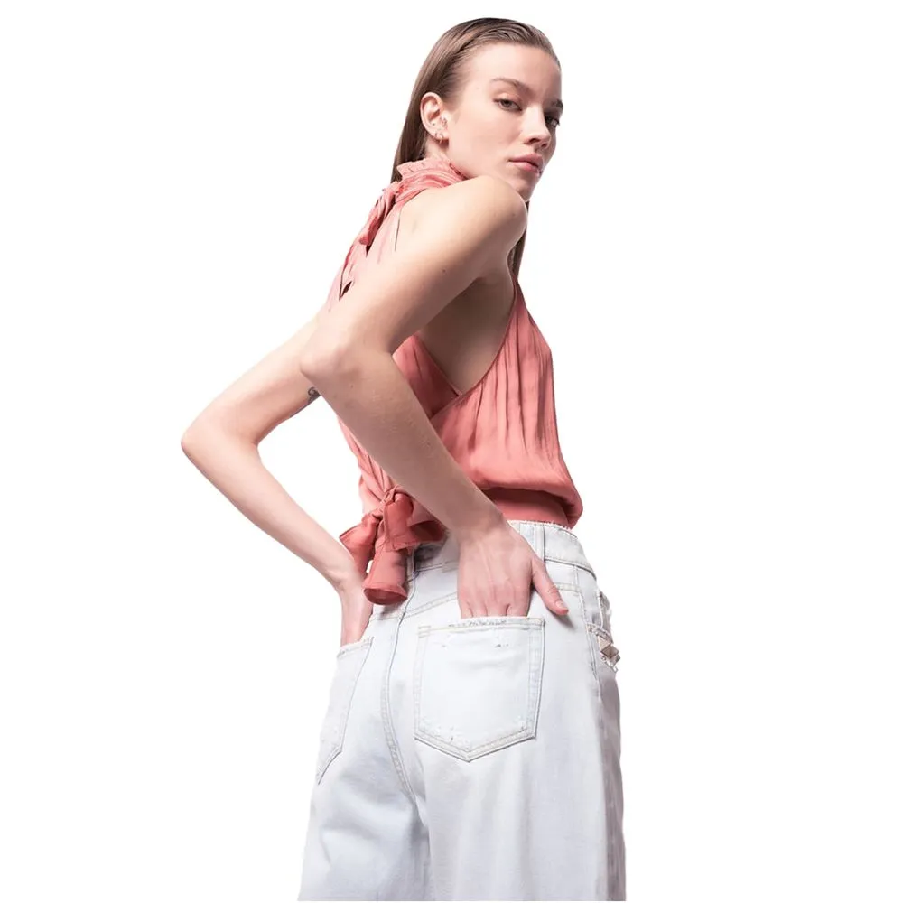 Pink Polyester Tops & T-Shirt sold by Louxly product image thumbnail 2