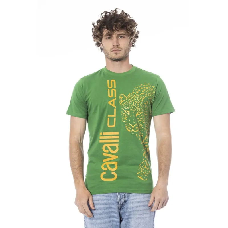 Green Cotton Men T-Shirt sold by Louxly