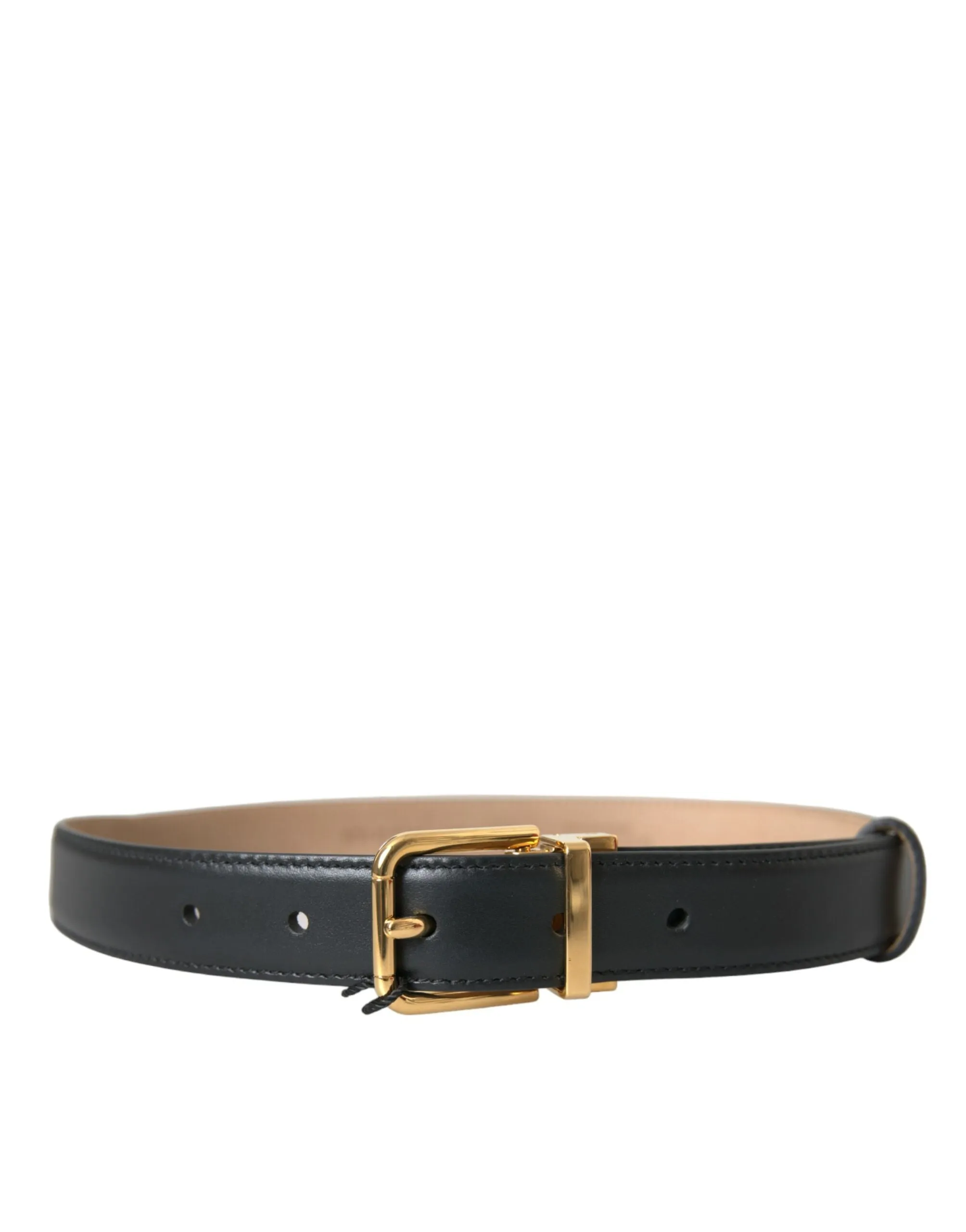 Black Leather Gold Metal Buckle Belt Men sold by Louxly product image thumbnail 2
