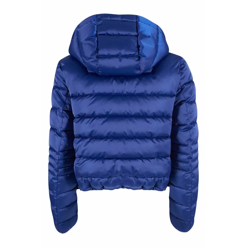 Chic Zippered Short Down Jacket with Hood sold by Louxly product image thumbnail 2