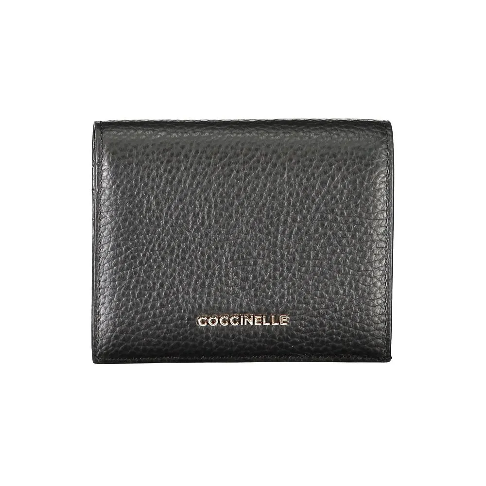 Black Leather Wallet sold by Louxly