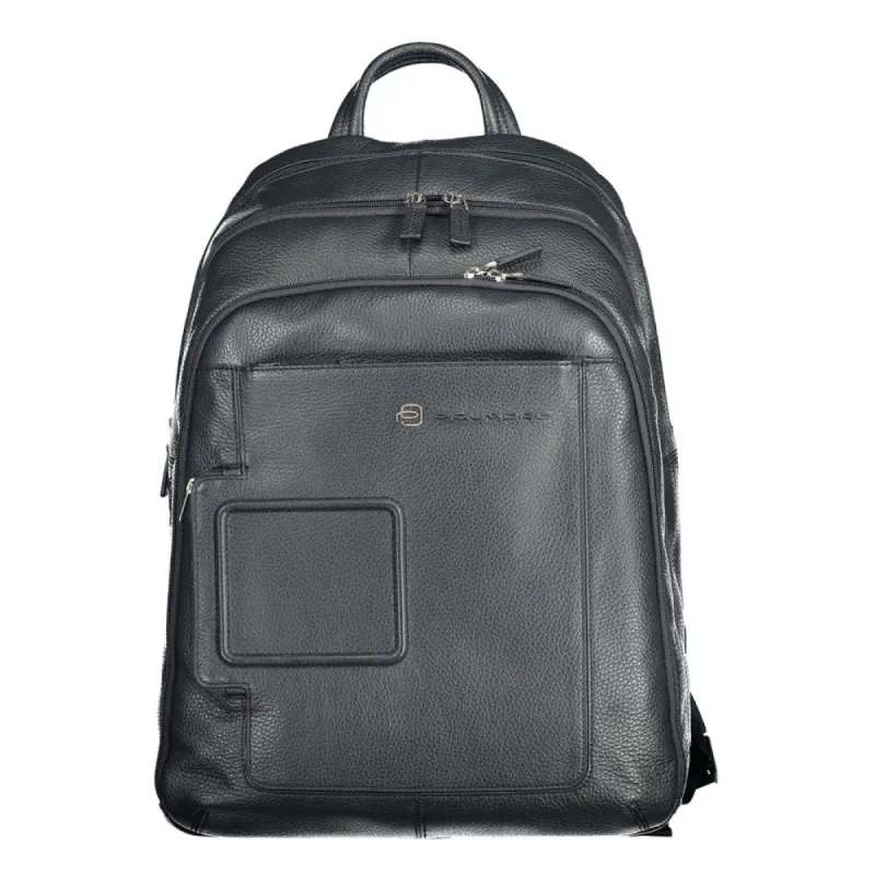 Blue Leather Men Backpack sold by Louxly