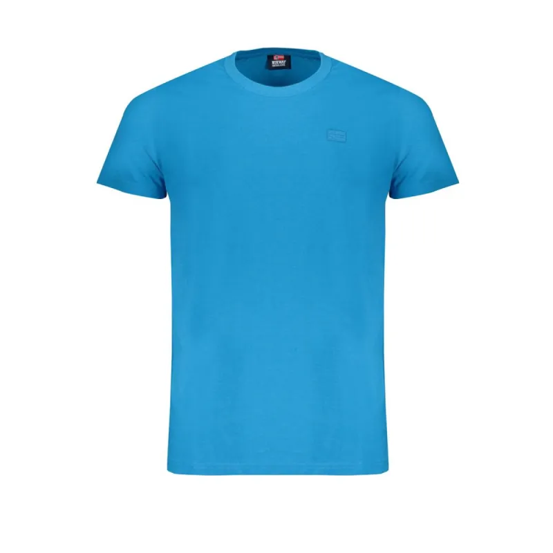 Blue Cotton T-Shirt sold by Louxly