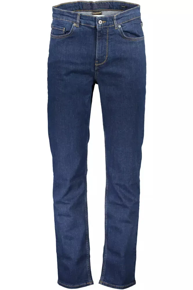 Blue Cotton Men Jeans sold by Louxly