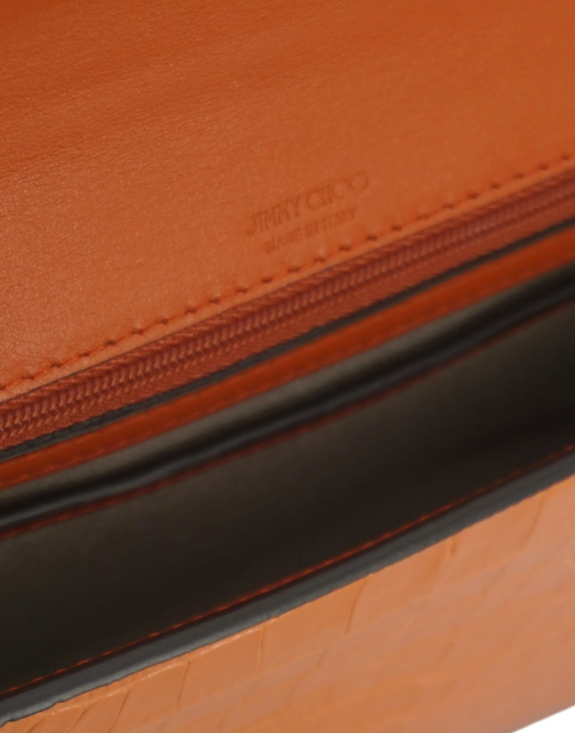 Amber Orange Leather Shoulder Bag sold by Louxly product image thumbnail 5