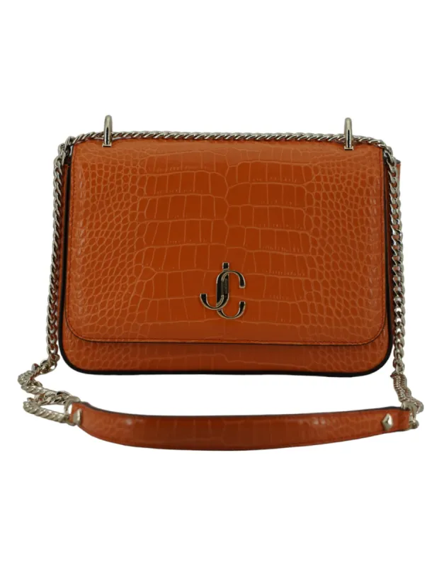 Amber Orange Leather Shoulder Bag sold by Louxly