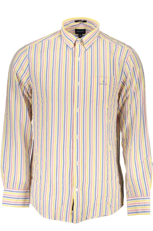 White Cotton Men Shirt sold by Louxly