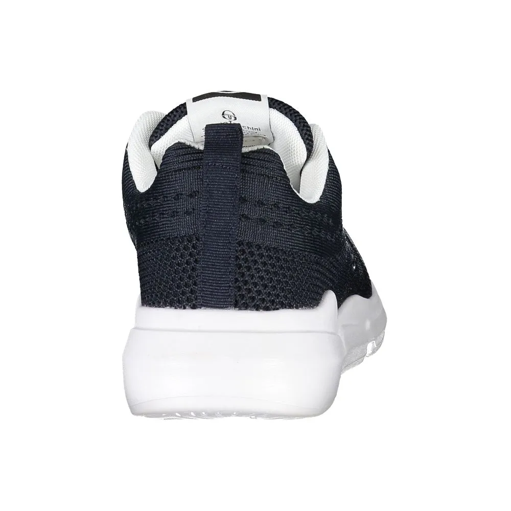 Stylish Blue Lace-up Sneakers with Contrast Details sold by Louxly product image thumbnail 2