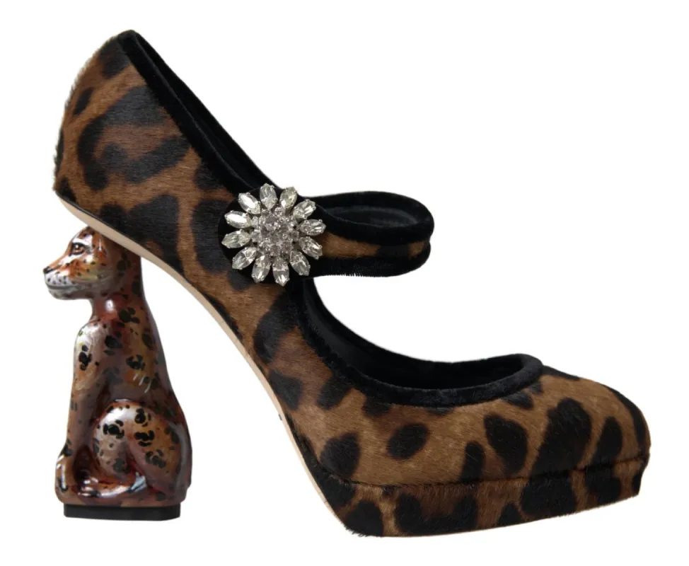 Elegant Leopard Heel Pumps for Chic Sophistication sold by Louxly