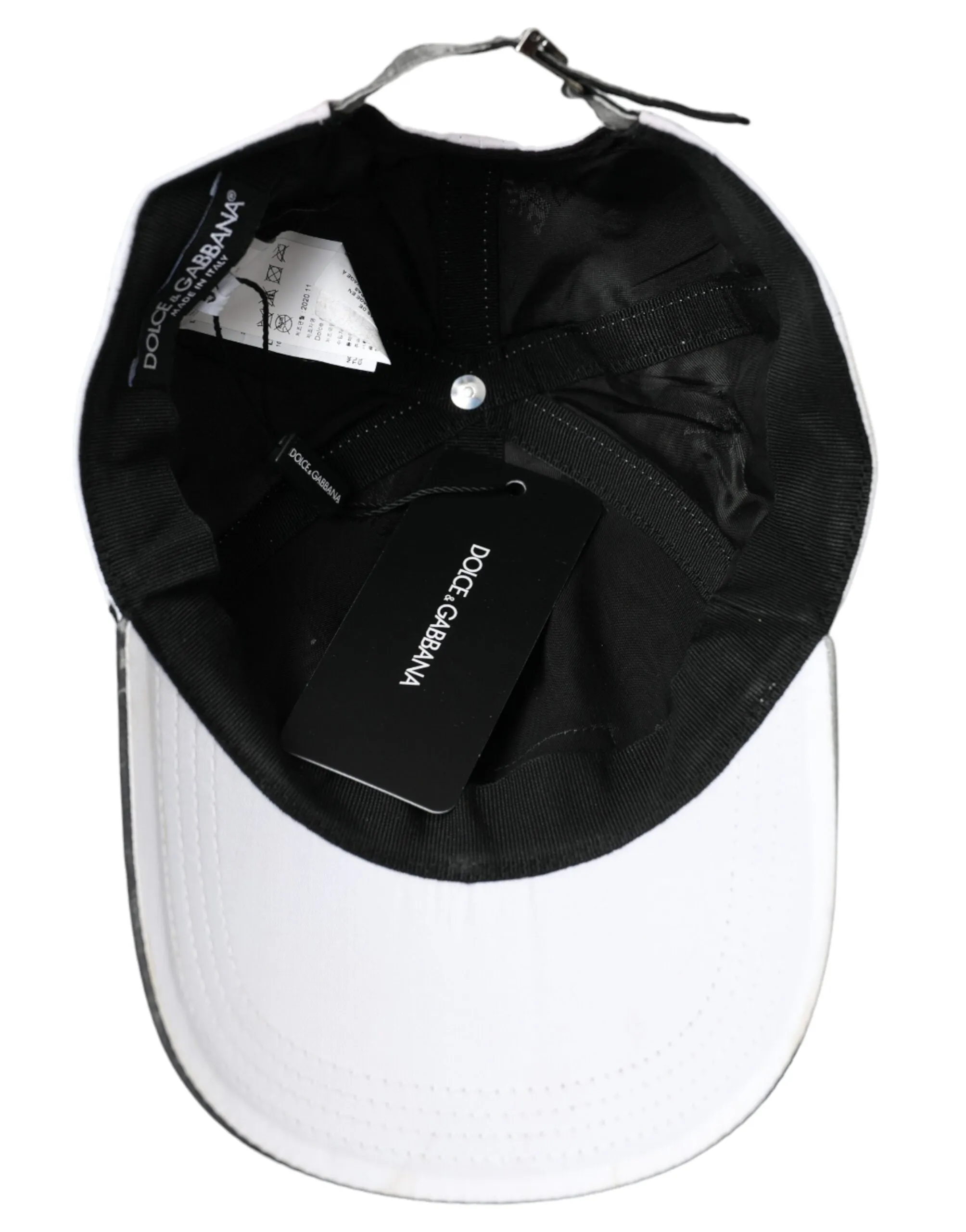 Black White Cotton Logo Baseball Hat Men sold by Louxly product image thumbnail 5