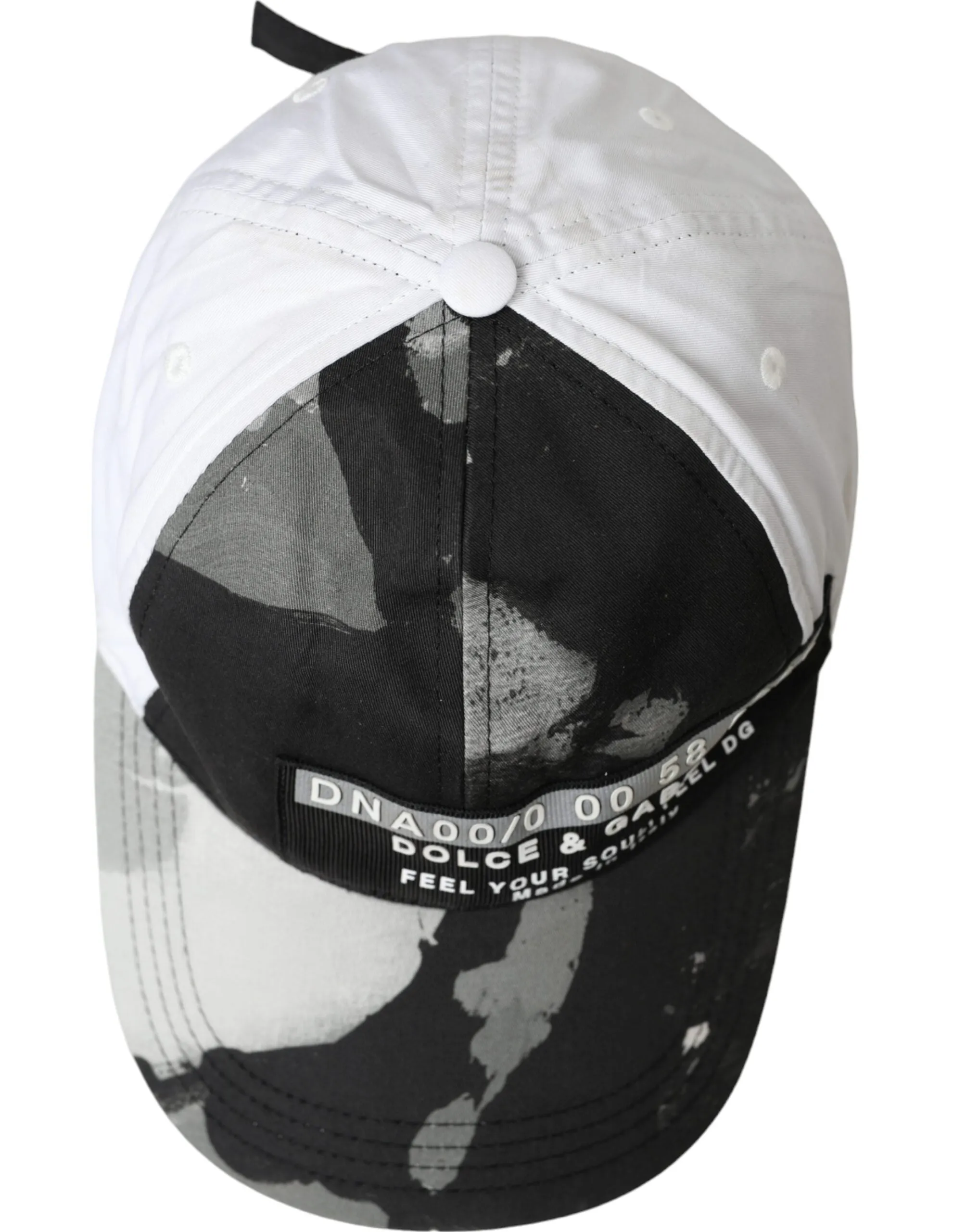 Black White Cotton Logo Baseball Hat Men sold by Louxly product image thumbnail 3