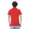 Red Cotton Polo Shirt sold by Louxly